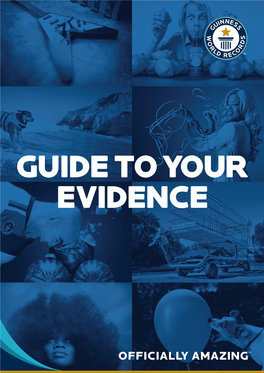 Guide to Your Evidence Guide to Your Evidence