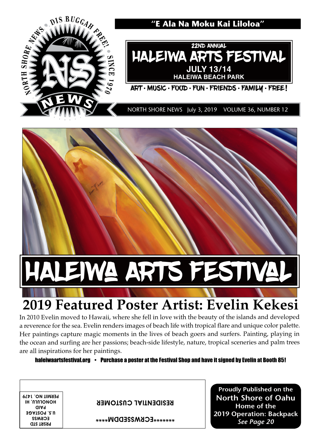 Haleiwa Arts Festival Many Mahalos!