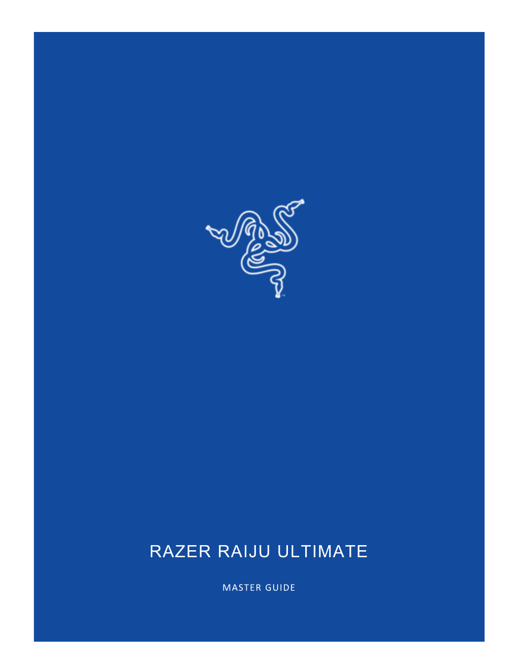 Razer Raiju Ultimate