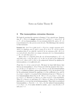 Notes on Galois Theory II