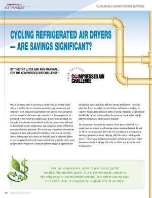 Cycling Refrigerated Air Dryers — Are Savings Significant?