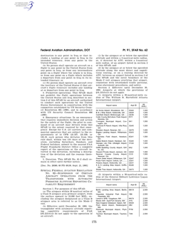 Federal Aviation Administration, DOT Pt. 91, SFAR No. 62