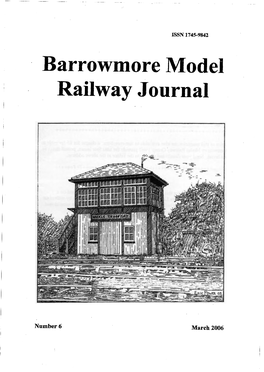Barrowmore Model Railway Journal