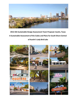 2012 AIA Sustainable Design Assessment Team Proposal: Austin, Texas