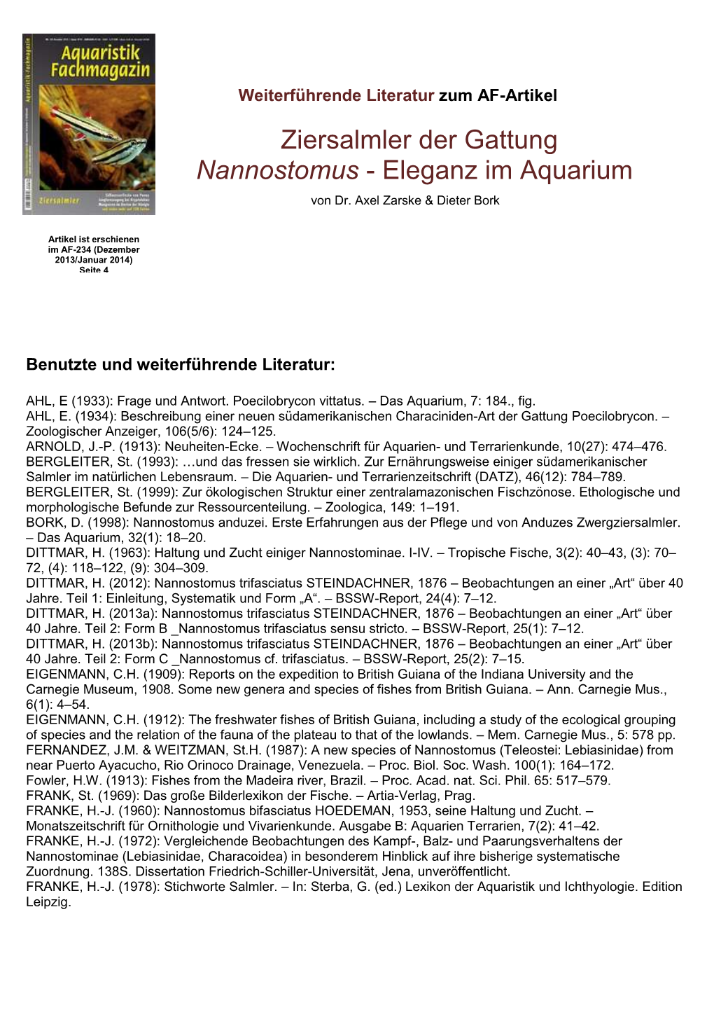 Ziersalmler Der Gattung Nannostomus - Eleganz Im Aquarium ) – Von Dr