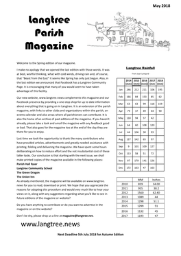 Langtree Parish Magazine