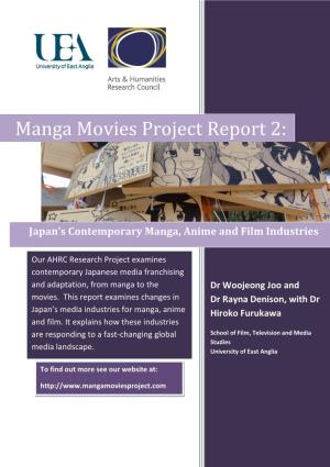 Manga Movies Project Report 2
