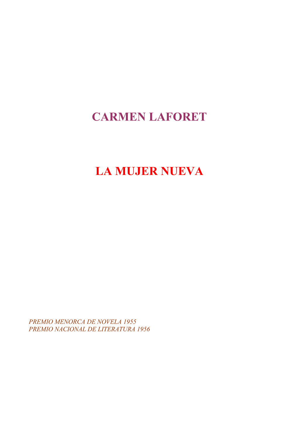 Carmen-Laforet-La-Mujer-Nueva-Premio-Nacional-De-Narrativa-1957.Pdf