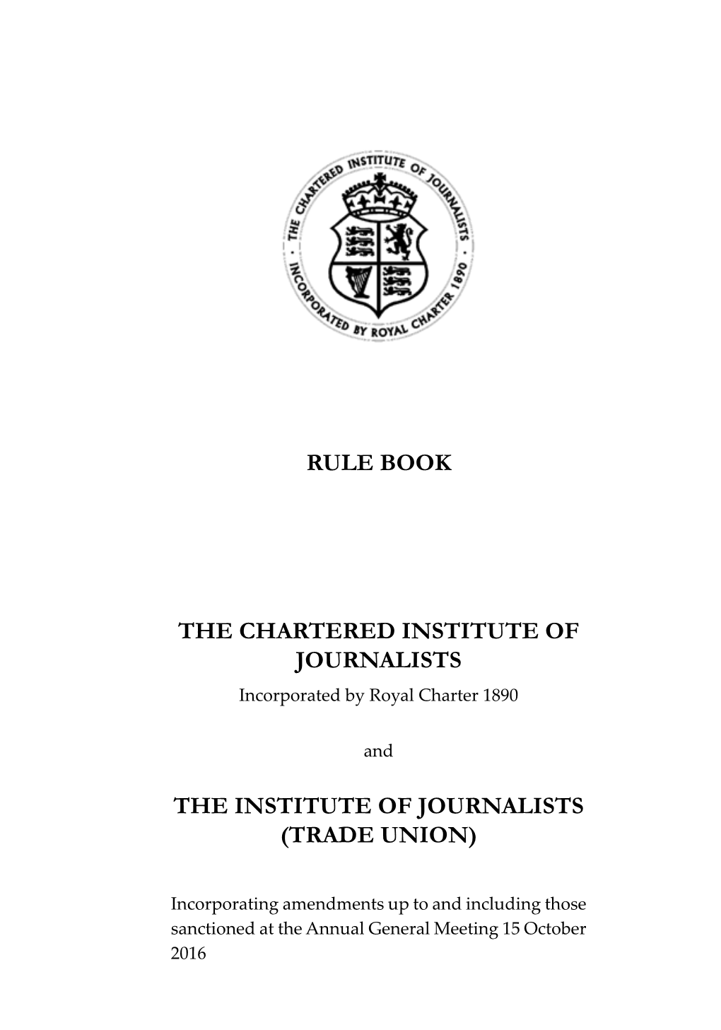 The Chartered Institute of Journalists The