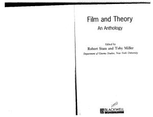 Film and Theory an Anthology