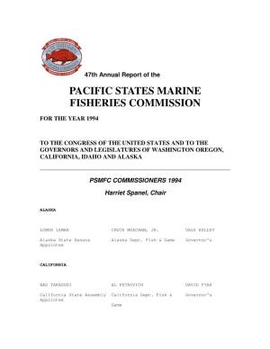 Pacific Coast Fishery Review Reports