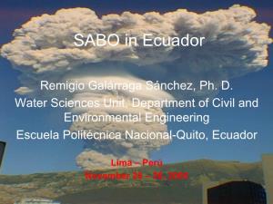 SABO in Ecuador