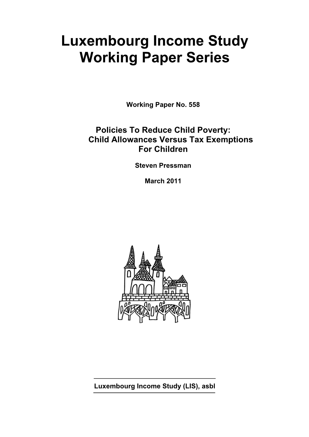 Policies to Reduce Child Poverty: Child Allowances Versus Tax Exemptions for Children