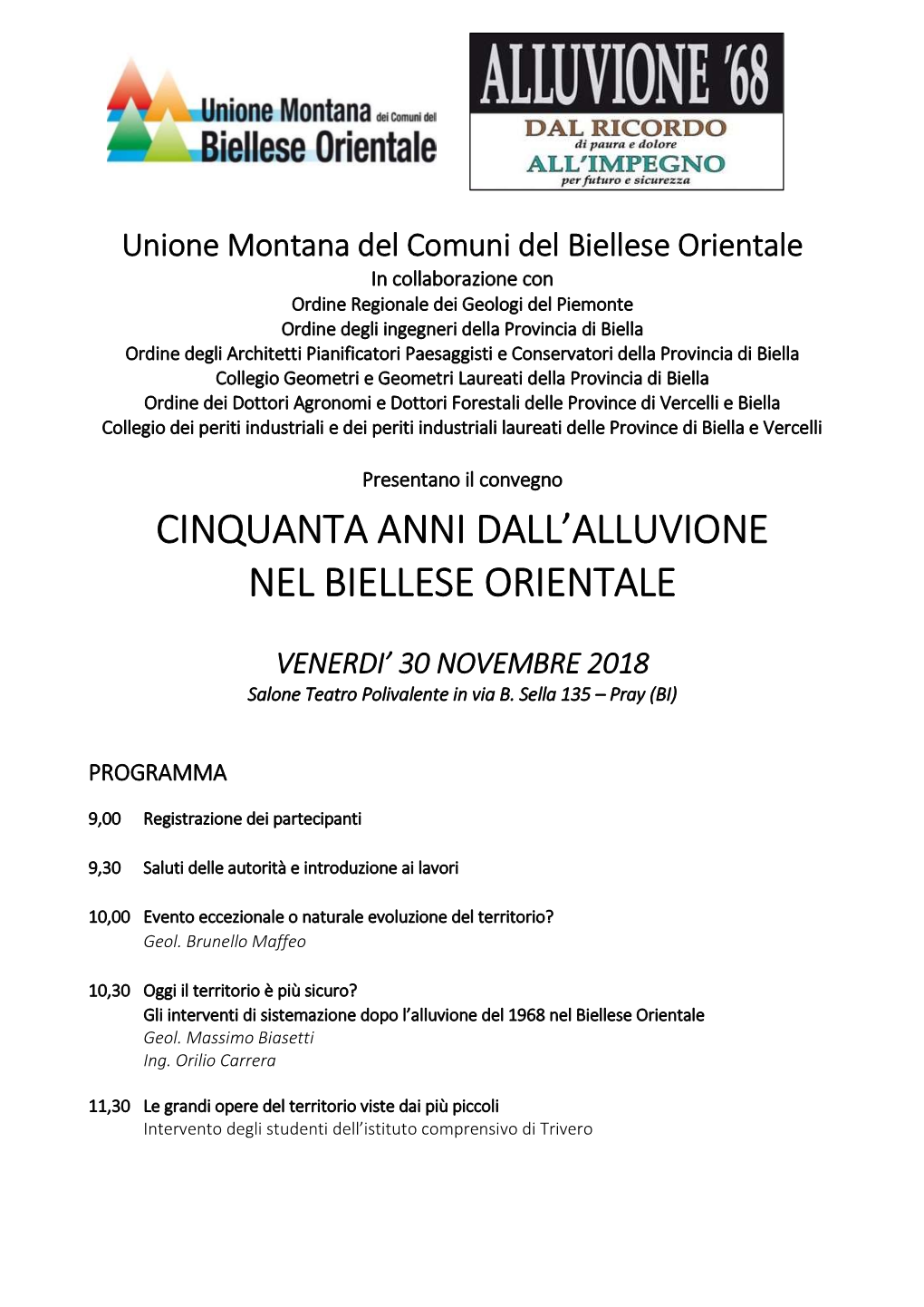 Unione Montana Del Comuni Del Biellese Orientale