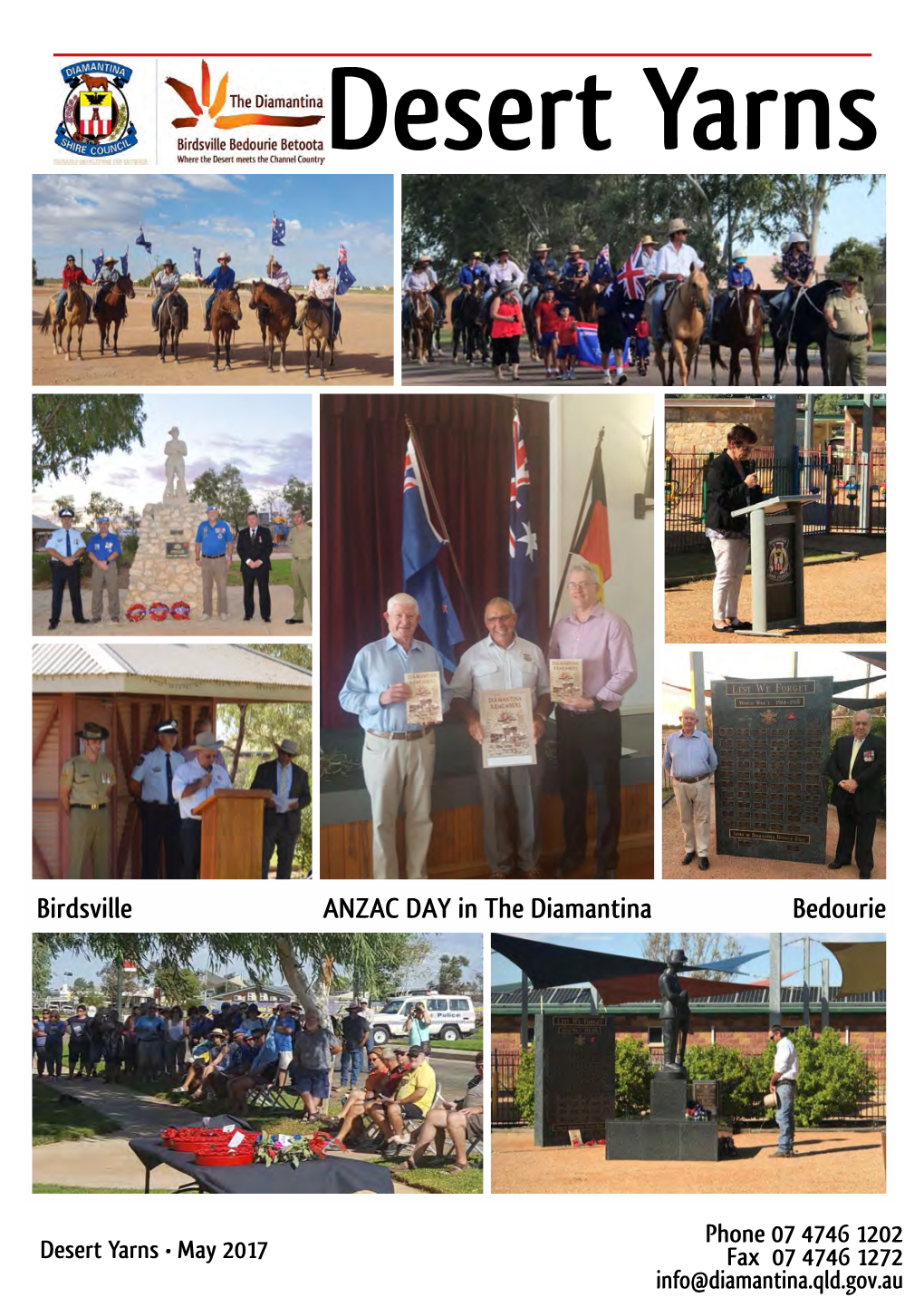 Birdsville ANZAC DAY in the Diamantina Bedourie