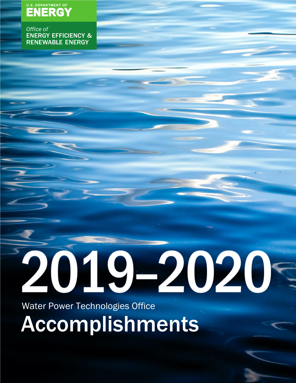 2019-2020 Water Power Technologies Office