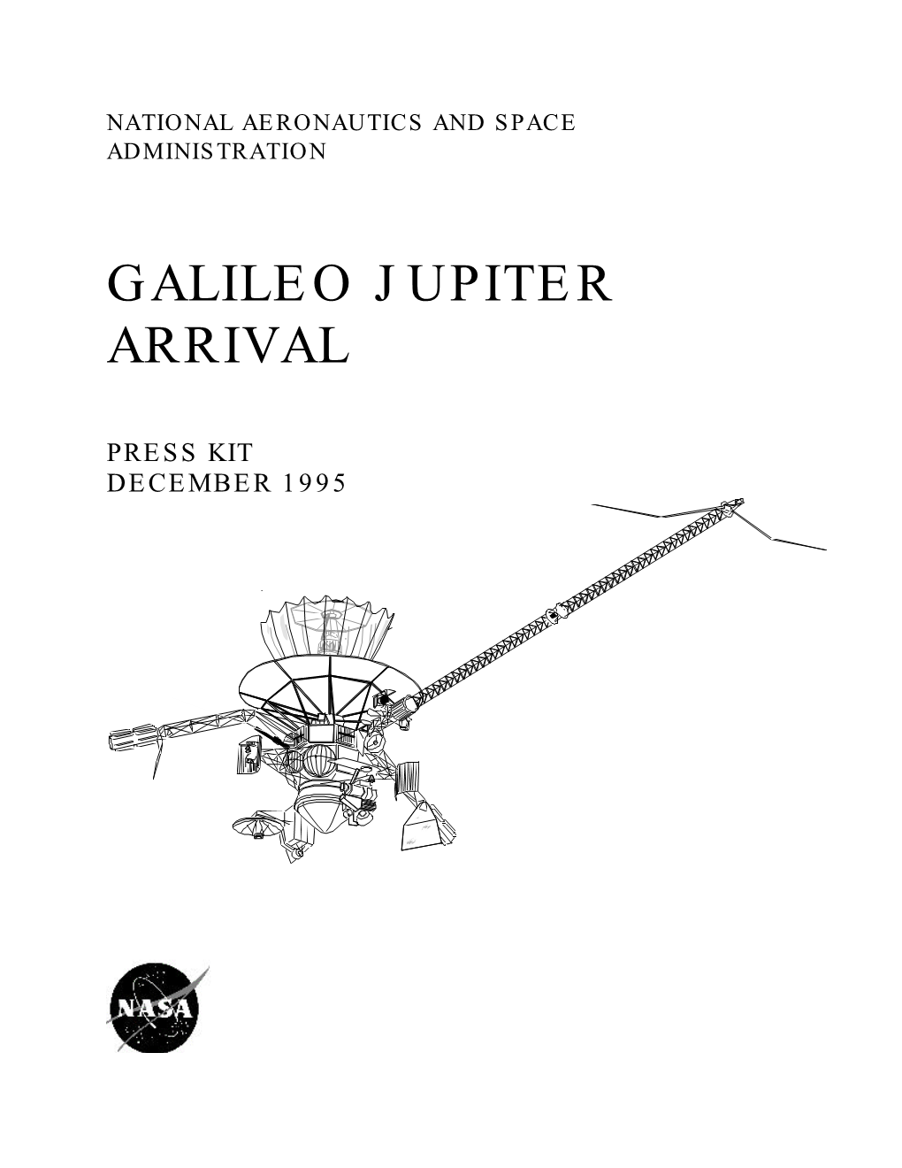 Galileo Jupiter Arrival