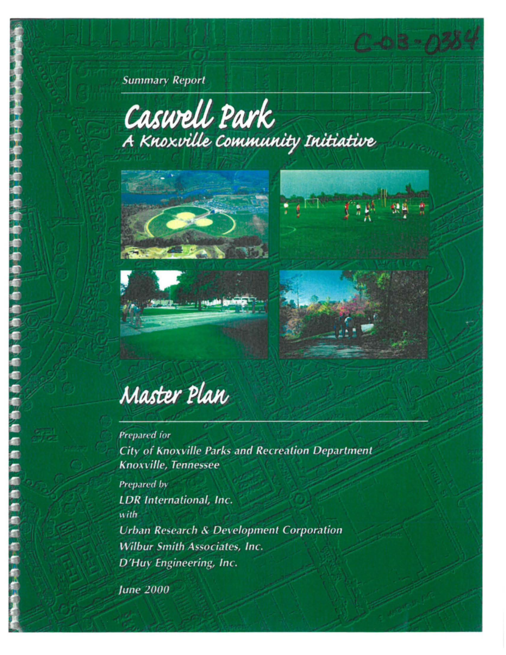 Caswell Park Master Plan , Including Phasing, Cost Estimates, Marketing, and Next Steps