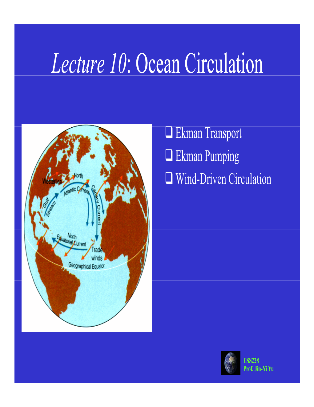 Ocean Circulation