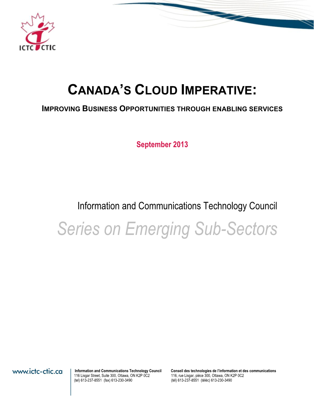 Canada's Cloud Imperative