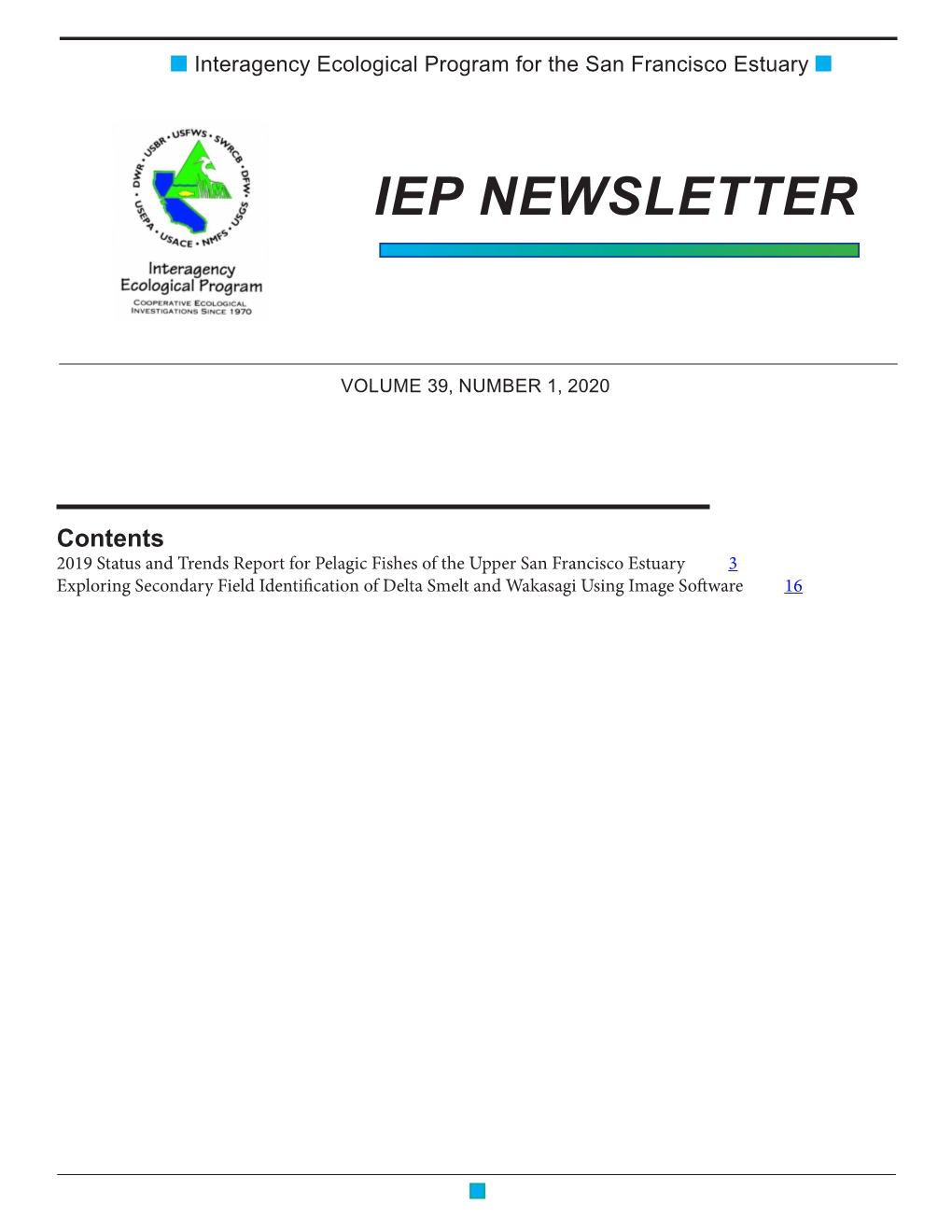 Iep Newsletter