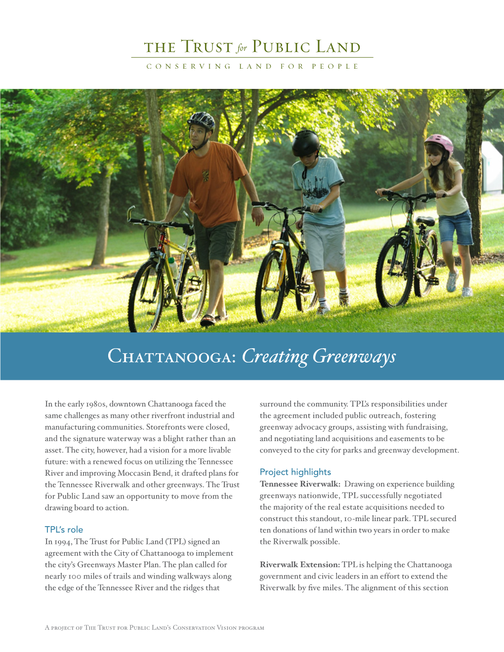 Chattanooga: Creating Greenways