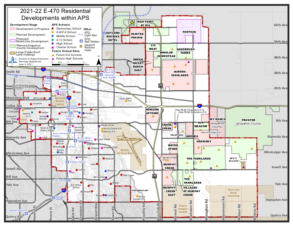 2021-22 Development Overview: E-470