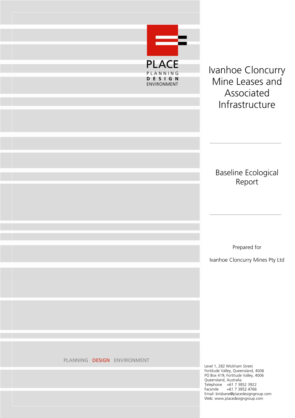 Place Baseline Ecological Assessment 2010