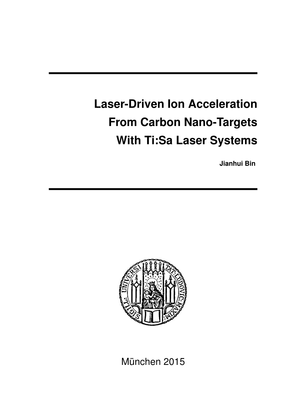 Laser-Driven Ion Acceleration from Carbon Nano-Targets with Ti:Sa Laser Systems