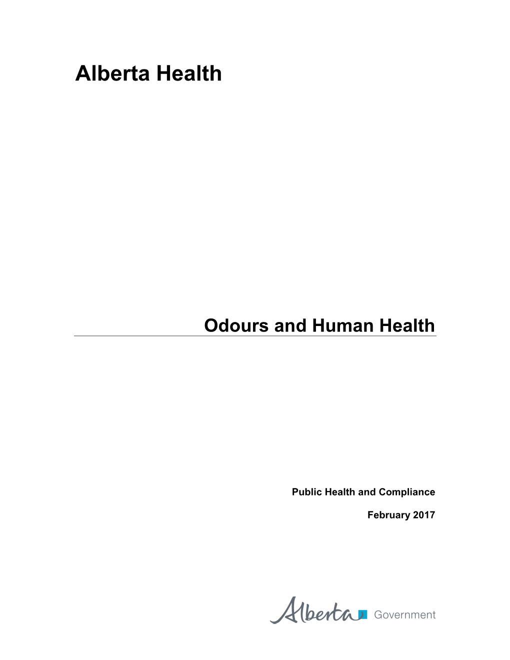 Odours and Human Health