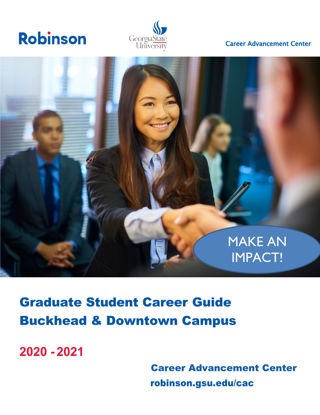 Graduate Student Career Guide Buckhead & Downtown Campus