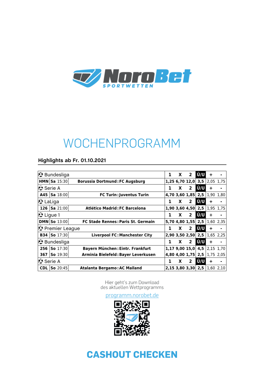 Wochenprogramm