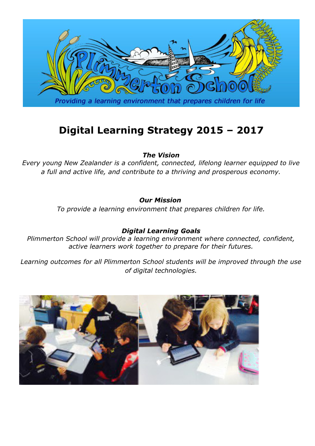 Digital Learning Strategy 2015 2017