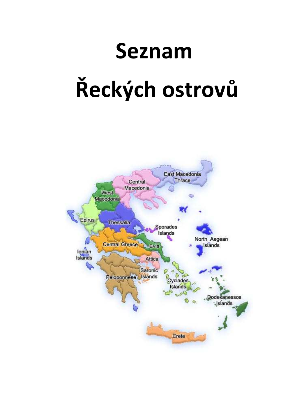 Seznam Řeckých Ostrovů