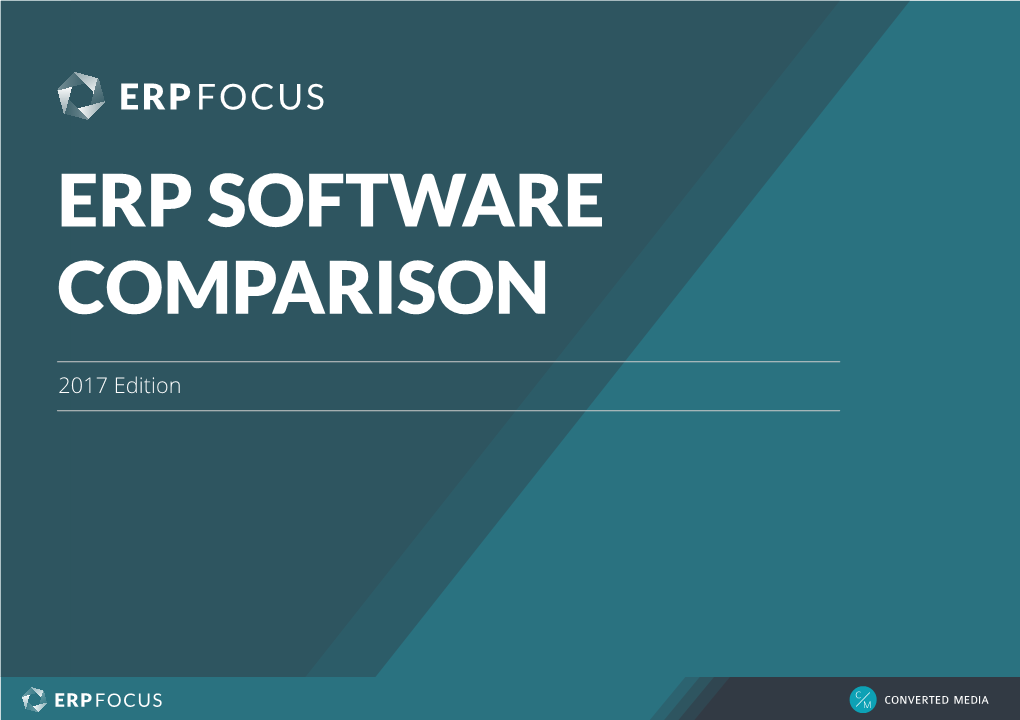 Erp Software Comparison