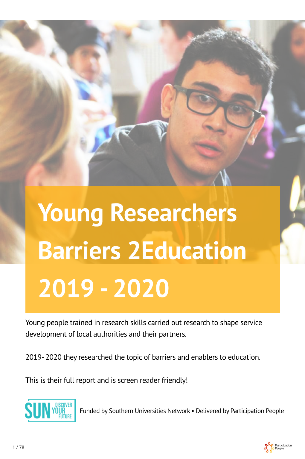 Young Researchers Barriers 2Education 2019