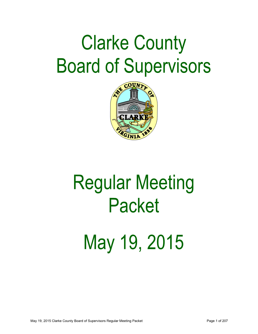 2015-05-19 Bos Regular Meeting Packet