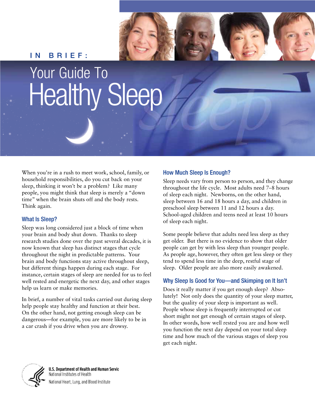 In Brief: Your Guide to Healthy Sleep