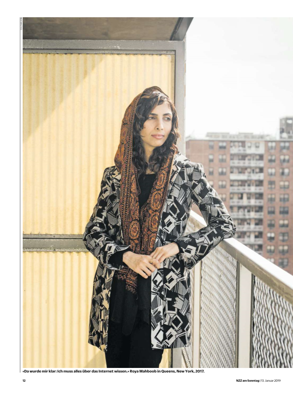 «Da Wurde Mir Klar: Ich Muss Alles Über Das Internet Wissen.» Roya Mahboob in Queens, New York, 2017