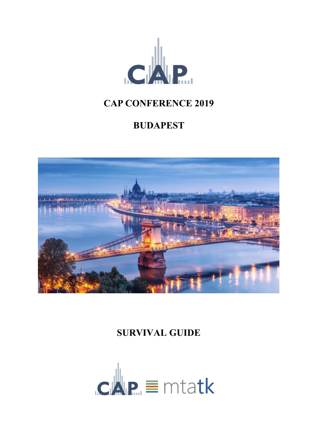 Cap Conference 2019 Budapest Survival Guide