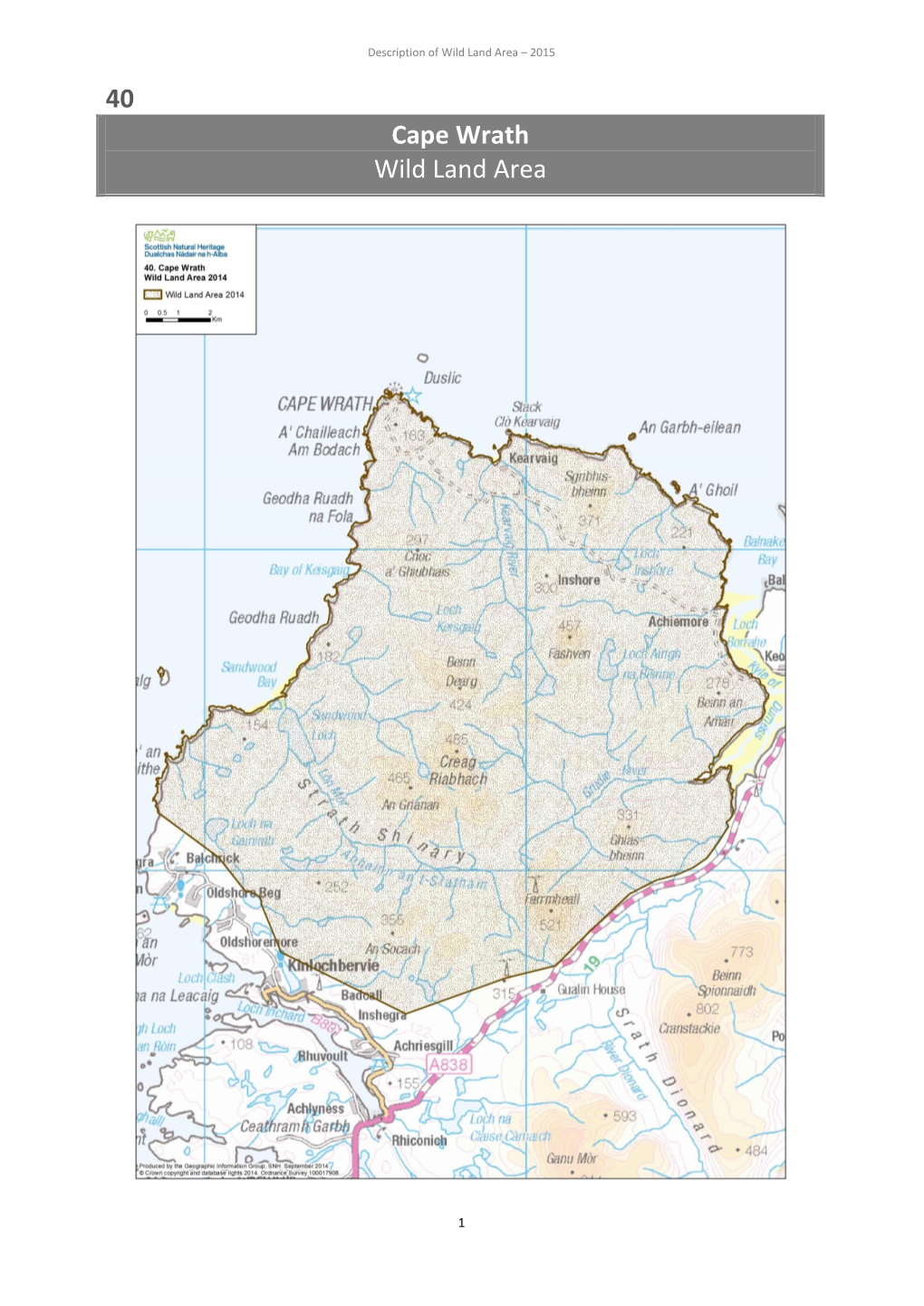 40 Cape Wrath Wild Land Area