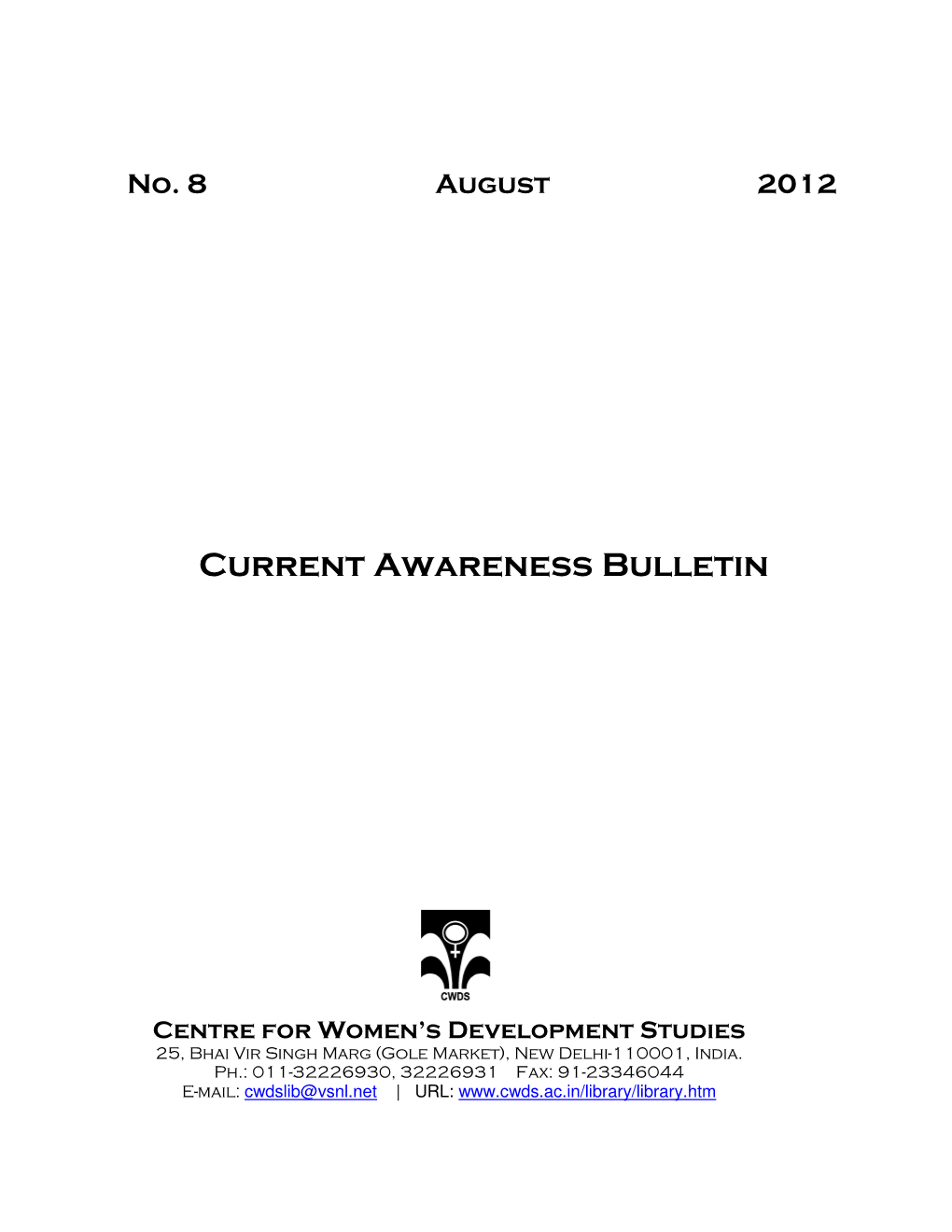 Current Awareness Bulletin