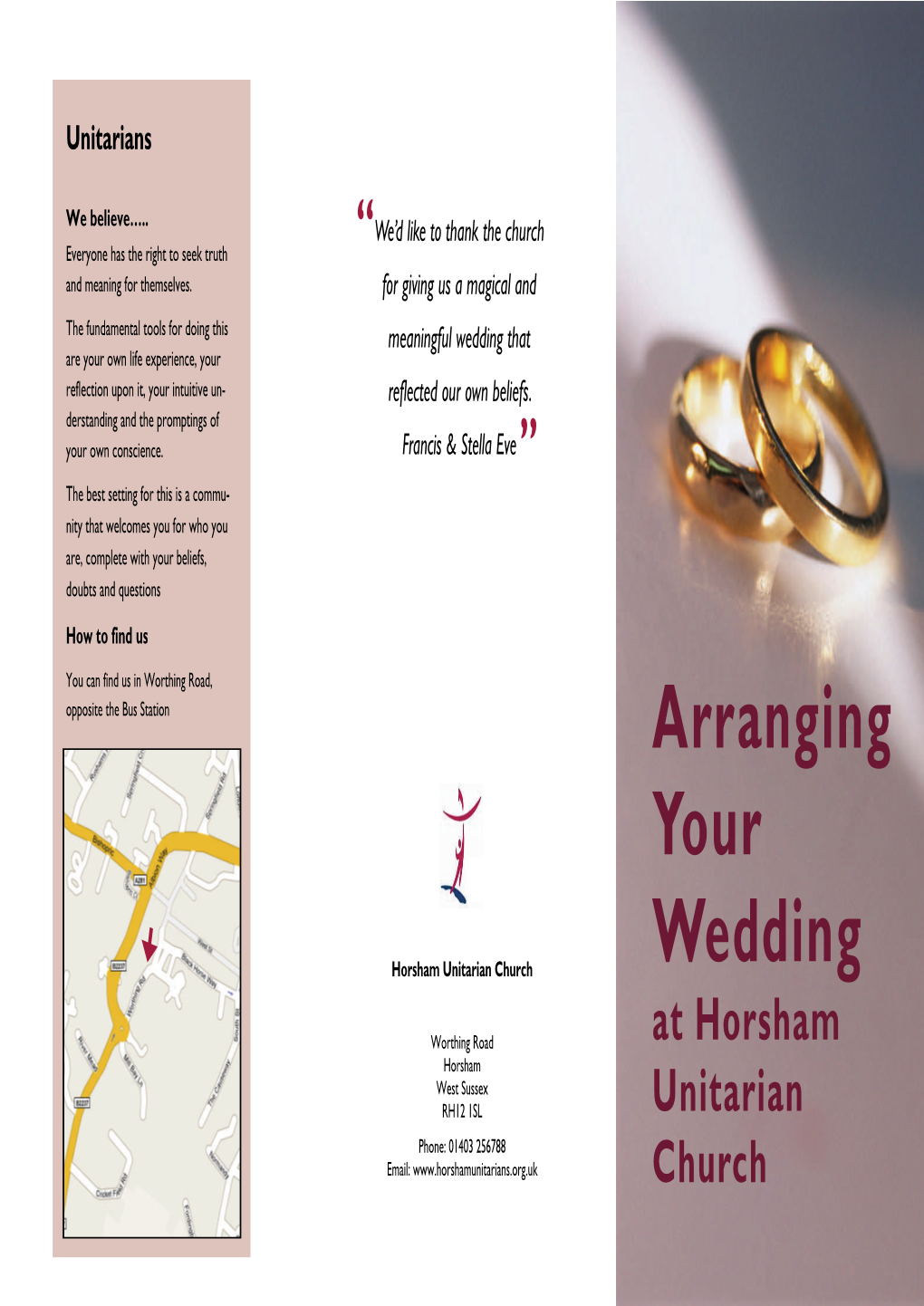 Unitarian Wedding Leaflet Rev4.Pub