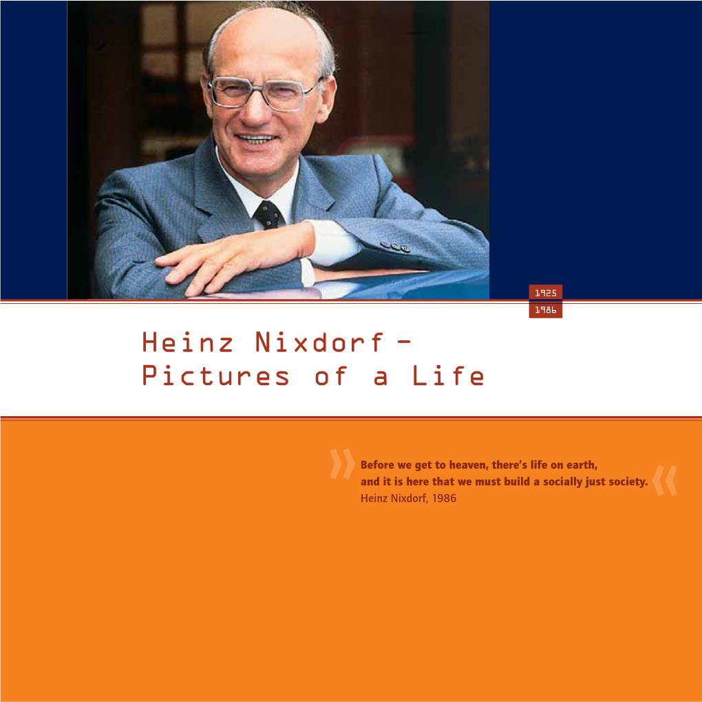 Heinz Nixdorf Pictures of a Life