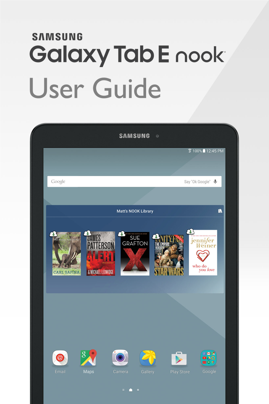 Samsung Galaxy Tab E NOOK User Guide