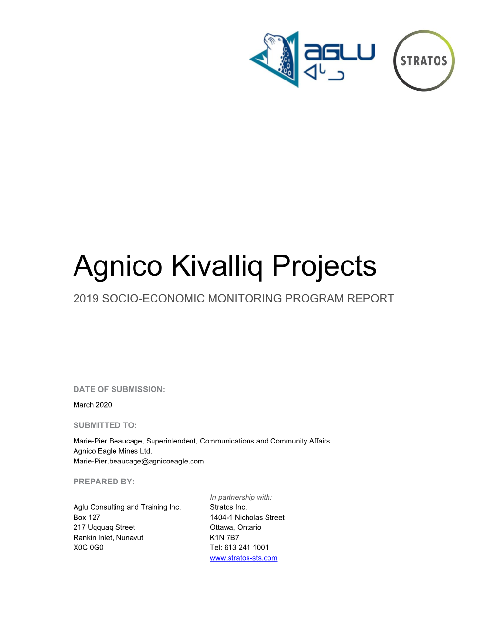 Agnico Eagle Mines Ltd