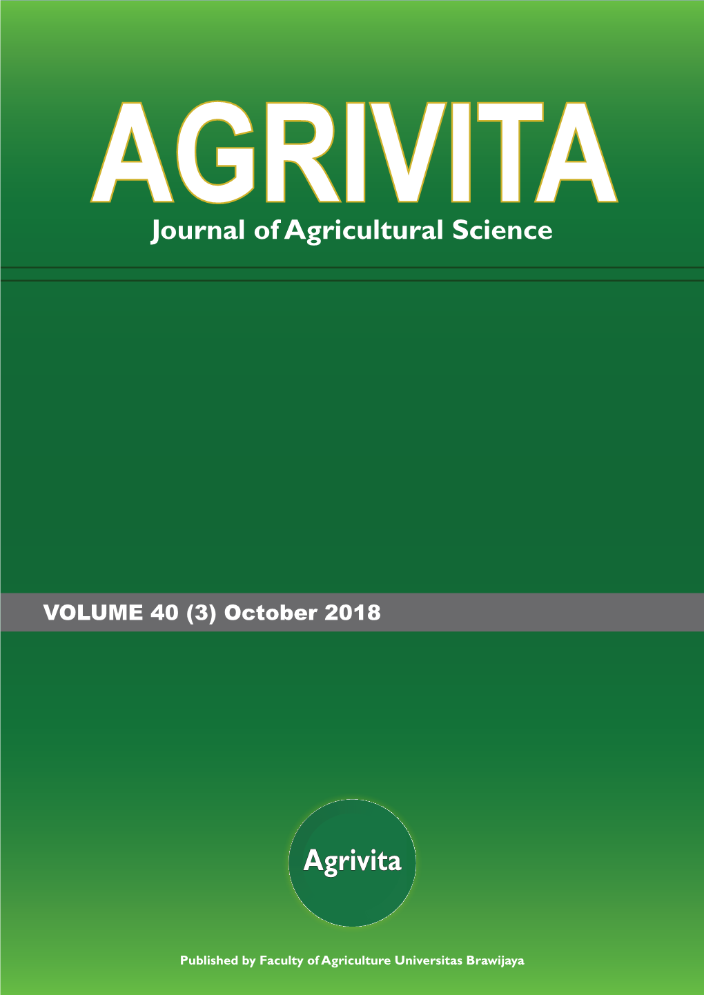 AGRIVITA Journal of Agricultural Science