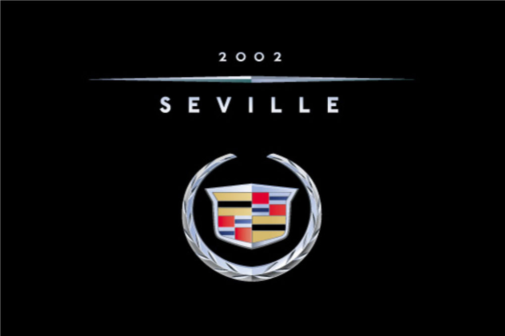 2002 Cadillac Seville Owner Manual