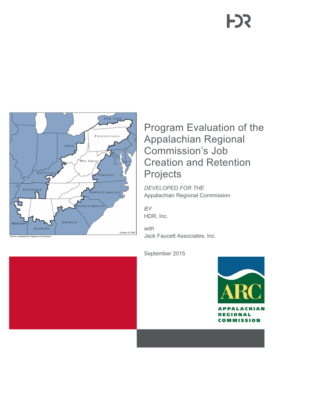 Evaluation of ARC Job Creation and Retention Projects