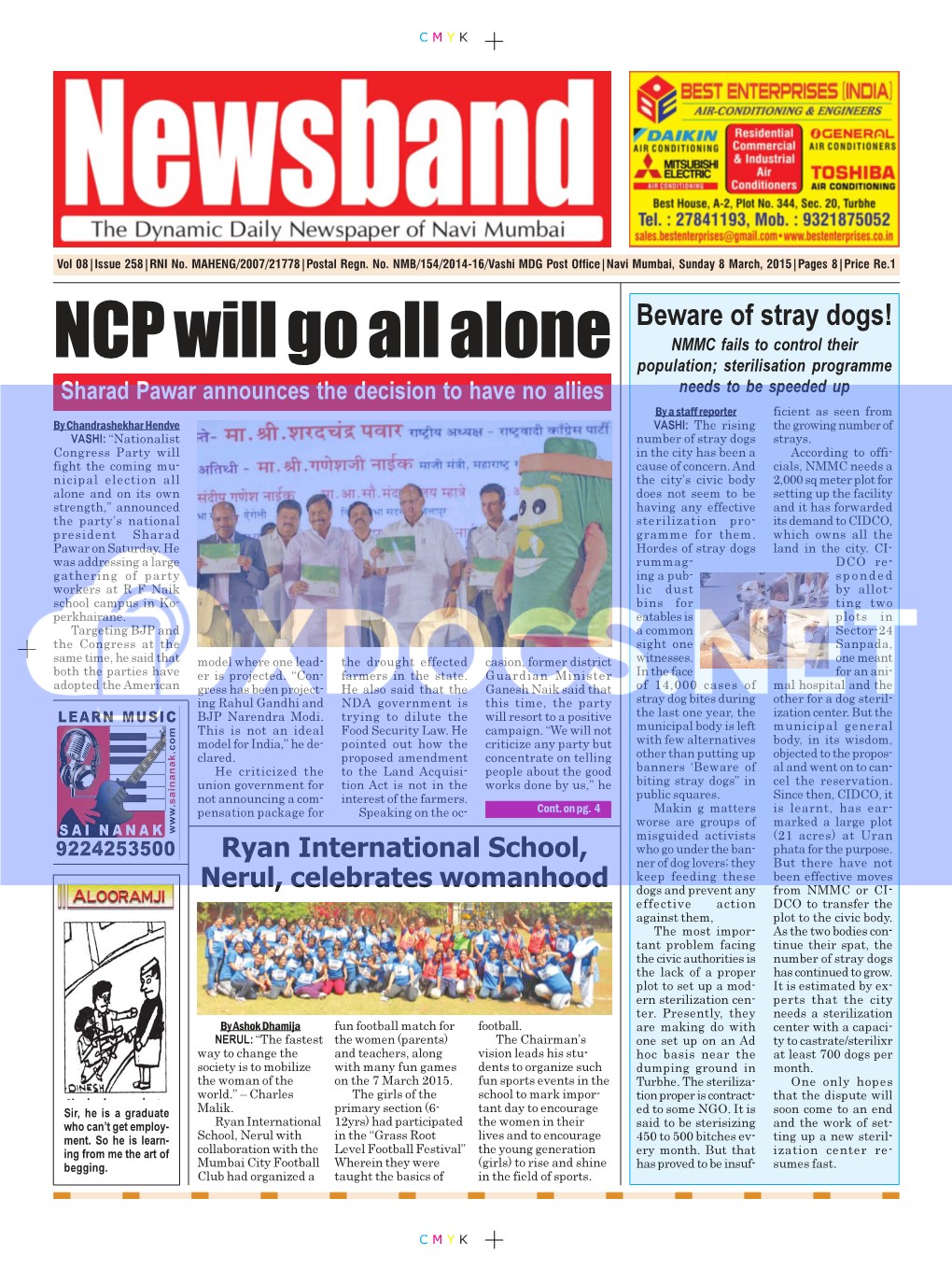 NCP Will Go All Alone